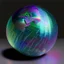 Placeholder: iridescent globe cloth