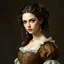 Placeholder: a beautiful noble woman, 18th century, young, pretty, dress, corsetry, digital art