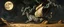 Placeholder: master oil painting by Rembrandt, good afternoon clay moon chill hyper bigger than life zebra dream smoking trickster golem peeking out of a sand twister whirlwind cocoon, all inside a bottle ship and there are lotsa huge twisted glassy marble marbles