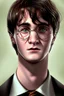 Placeholder: portrait of harry potter based on the books not the movies