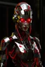 Placeholder: a raw photo of a fembot, natural lighting ,looking at the viewer, attractive, accessories, highly detailed, red eyes, conceptual, science fiction--v6, full body portrait, artstation, deviantart, pose,