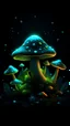 Placeholder: Mushrooms glow in the dark