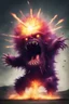 Placeholder: monster exploding