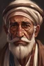 Placeholder: Hope you're doing well! I've got a creative task for you. Can you create an old Arab portrait with a worry expression? Here are the specifics: Subject: Old Arab man Expression: Worry View: Front view Attire: Traditional Arabic costume Style: Use the brush strokes method Extra Touch: Add a vintage aesthetic to give it a classic feel. I'm excited to see your creative take on this! Feel free to let your algorithms run wild while making sure it captures the essence of the details mentioned.