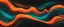 Placeholder: Vibrant orange teal white psychedelic grainy gradient color flow wave on black background