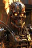 Placeholder: 4k full realism full details sorcier vaudou africain firestarter hardrock robot terminator