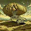 Placeholder: car shaped like a key, neo surrealism, by Igor Morski, by Dali, uncanny valley.