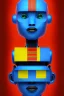 Placeholder: robot portrait in Kente, cinematic, ghana flag, african pattern symbols, engraved, 8k quality