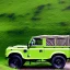 Placeholder: Yellow and green Camouflage land rover army