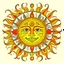 Placeholder: stylized sun