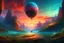 Placeholder: A digital painting of a mysterious anomalous orb in the sky surrounded by floating islands hovering above a fantasy landscape in the style of Michael Whelan, energy surge, serene countryside, lush forests, soaring mountains, impressive detail, sunset, high resolution, 4K, 8K, masterpiece