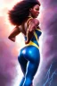 Placeholder: hyper realist, hyper detailed, stunningly beautiful Storm X-Men, athletic realistic body, by greg rutkowski, magali villeneuve, artgerm, wlop, rossdraws, concept art, digital painting