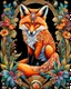 Placeholder: Beautiful Fox colorful art Deco, full body, amazing artwork, hyper detailed, ultra maximalist quality, 12k