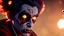 Placeholder: zombie mickey mouse hybrid, photorealism, movie screen capture, horror, sci-fi, retrofuturism,