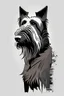 Placeholder: Genrat an ai vector art of the "wolfhound"