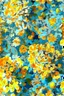 Placeholder: flowers floral pattern in the style of Claude Monet 3d