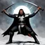 Placeholder: gangsta klingon rises his Bat'leth above his head, he has his feet on his victim