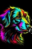 Placeholder: A striking digital artwork features a vibrant Puppy dog in a vector illustration style. The dog captivates with its colorful presence against a sleek black background. The artist skillfully chooses a suitable color palette to enhance the overall impact, resulting in a visually stunning phone wallpaper. The image showcases intricate details, including the dog's expressive eyes, glossy fur, and the play of light and shadows on its graceful form. This high-quality illustration exemplifies the arti