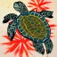 Placeholder: Turtle and Fireworks