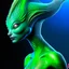 Placeholder: Mermaid alien realistic