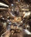 Placeholder: Inside a futuristic steampunk space ship