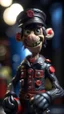 Placeholder: postman pat as black metal rocker, shot on Hasselblad h6d-400c, zeiss prime lens, bokeh like f/0.8, tilt-shift lens 8k, high detail, smooth render, down-light, unreal engine, prize winning