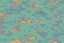 Placeholder: illustration fantasy horses of different colors in a field from afar