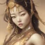 Placeholder: a wonderfull japanese woman, curves, indigenous clothing, silver long hair, hair covering one eye, ultradetailed fine art photo of a indian weet face portrait, 3 0 mm lens, golden ratio composition, detailed face, studio photography, very detailed,masterpiece, artstation, 8 k, highly coherent