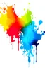 Placeholder: Image depicting color blotches with dye