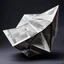 Placeholder: [in outer space with celestial objects by Rogelio Bernal Andreo] Creating an origami satellite made of newspapers? Now that's a challenge. Imagine folding the newspaper pages with precision, forming intricate creases to mold the shape of a satellite floating in space. The black and white print of the newspaper adds a unique texture to the origami creation, giving it a rustic and artistic look. The satellite's solar panels delicately crafted from news headlines, its antennas made from classified