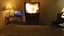 Placeholder: TV on fire in hotel room