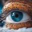 Placeholder: snowboarding in eye, intricate, 8k, macro photography