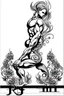 Placeholder: man wall art floral bodybuilder