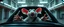 Placeholder: car driving happy 2d neon fluffy rat elf with human hands in the style of Escher and Giger and Fallout 4, pinhole cam, airbrush 3d rendering, on tv screen:A five-second cinematic single take in a clean industrial presentation hall.