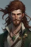 Placeholder: pirate nereid male with deep auburn and kelphair