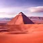Placeholder: Concrete pyramid built on top of Uluru Ayers rock