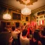 Placeholder: Party in a schloss, cheering people, Austrian aesthetic, warm colors, wood, green, red, 8k, HD, cinematography, photorealistic, Cinematic, Color Grading, Ultra-Wide Angle, Depth of Field, hyper-detailed, beautifully color-coded, insane details, intricate details, beautifully color graded, Cinematic, Color Grading, Editorial Photography, Depth of Field, DOF, Tilt Blur, White Balance, 32k, Super-Resolution, Megapixel, ProPhoto RGB, VR, Halfrear Lighting, Backlight