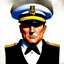 Placeholder: (((fantasy))), portrait, face, close up, long face, captain of the town guard, official, white background