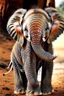 Placeholder: Cute baby elephant