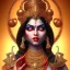 Placeholder: Goddess Kali, beautiful, svelte, stunning, chiseled face, fierce, unreal-5 engine volumetric lighting, intricate details, realistic style, artstudio trending