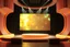 Placeholder: luxury large stage with flash animation light and lcd big screen in baground