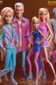 Placeholder: Cool pic with barbie and ken and more famous caracters