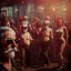 Placeholder: Realistic photo, medium shot view, old man, cabaret scene, steampunk. Women, Drunken, Sunglasses, smoking, happy, hot. Many people background, highly detailed, concept art, unreal engine 5, ray tracing, RTX, lumen lighting, ultra detail, volumetric lighting, 3d, finely drawn, high definition, high resolution.