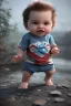 Placeholder: Tyler durden toddler, full body, jump, bokeh, hyper realistic