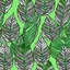 Placeholder: seamless banana leafs wallpaper pattern in vector lines