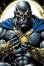 Placeholder: darkseid with gold jewelry and diamond ring