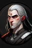 Placeholder: Geralt of Rivia with black hair