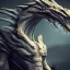 Placeholder: Mysterious dragon ,Ambiance dramatique, hyperrealisme, 8k, high quality, great details, within portrait