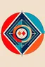 Placeholder: Combine three basic geometric shapes (e.g., circle, triangle, square) to create a unique vector logo. Play with symmetry and repetition.