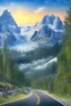 Placeholder: beatiful scenery's of realistic big Rocky mountain high way in ultra HD resolution, real photo optic, high detailed, professional PHOTOGRAPHY